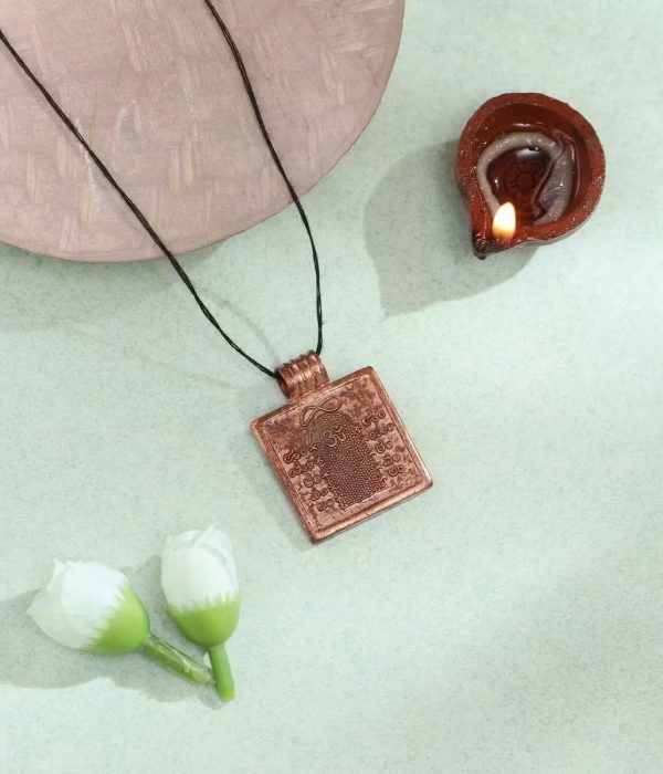 Consecrated Dhyanalinga Copper Pendant