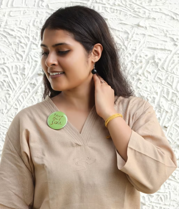 Save Our Soil Pin Badge