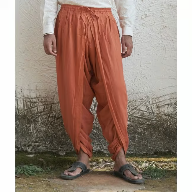 Unisex Dhoti Pants Panchakacham - Large