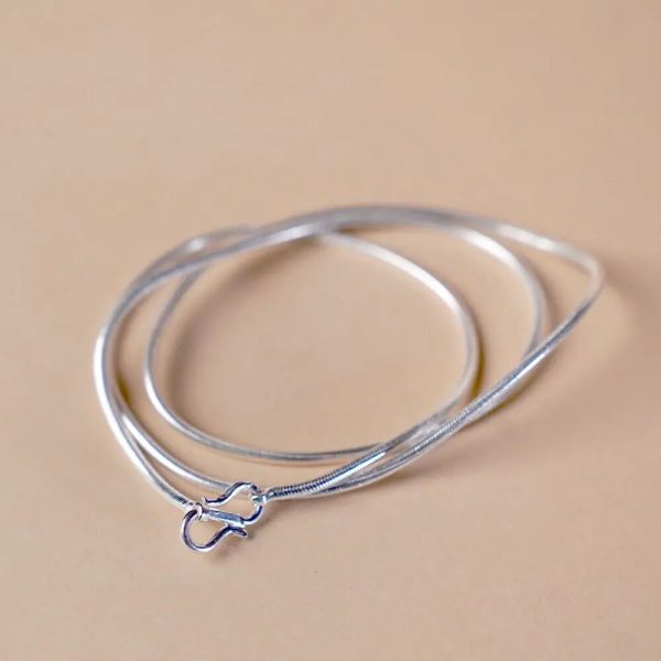 Linga Bhairavi Silver Chain - Long - Image 2