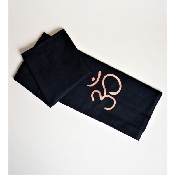 Adiyogi Angavastram. Black cotton Adiyogi shawl.